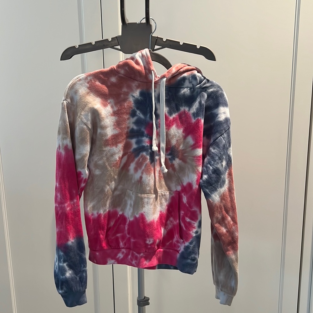 Katie J NYC cloud hoodie- tie dye